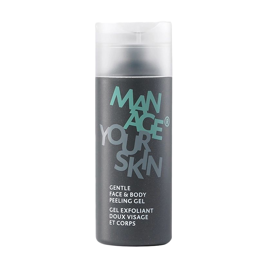 Чоловічий гель-пілінг для обличчя та тіла Dr. Spiller Manage Your Skin Gentle Face &amp; Body Peeling Gel, 150 мл