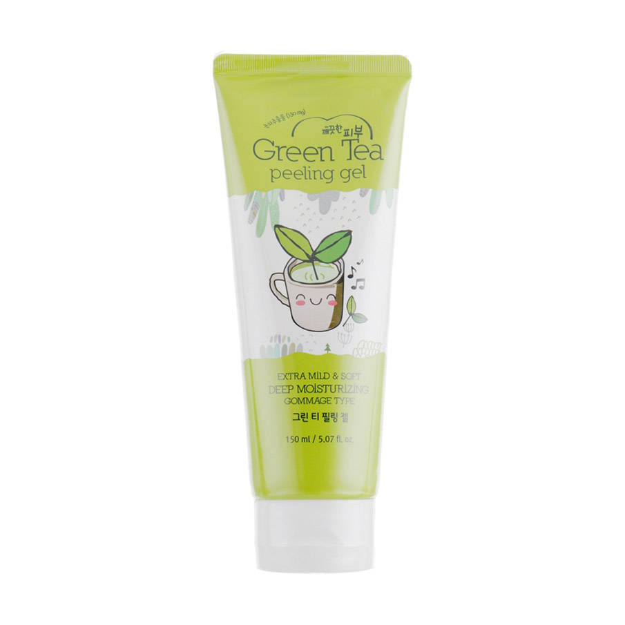 Гель-пілінг для обличчя Esfolio Green Tea Peeling Gel з естрактом зеленого чаю, 150 мл