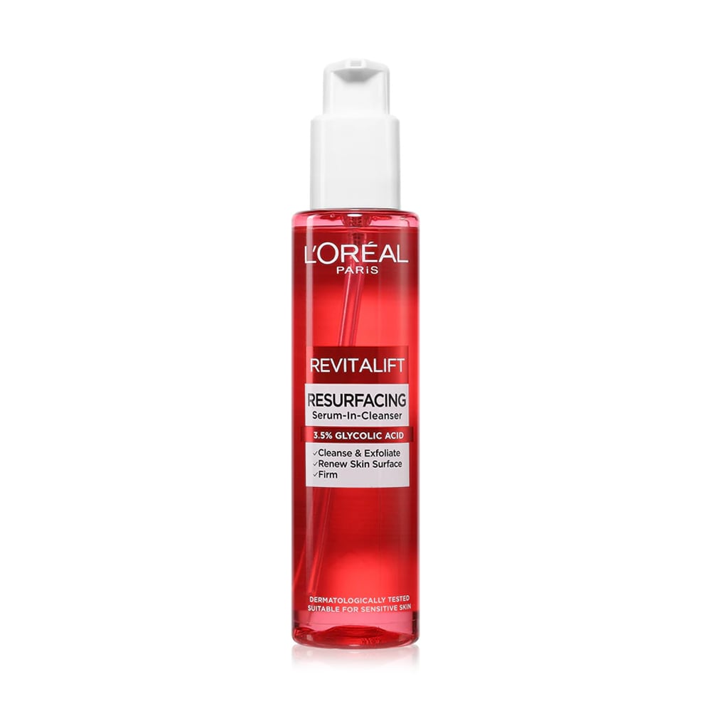 Очищувальний гель-пілінг для обличчя L'Oreal Paris Revitalift Resurfacing Gel Wash Exfoliates without Beads Smoothes &amp; Brightens, 150 мл
